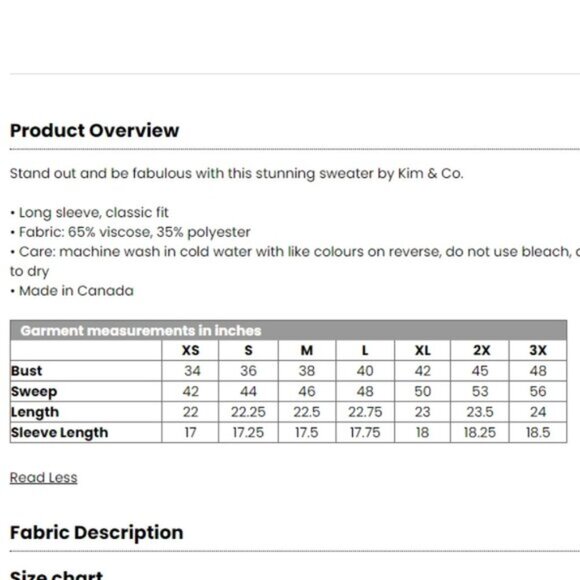 New Kim & Co. Navy Blue Lightweight 3/4 Sleeve Bolero Cardigan Size Small bin 1K - Picture 5 of 5